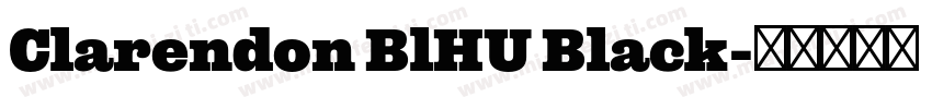 Clarendon BlHU Black字体转换